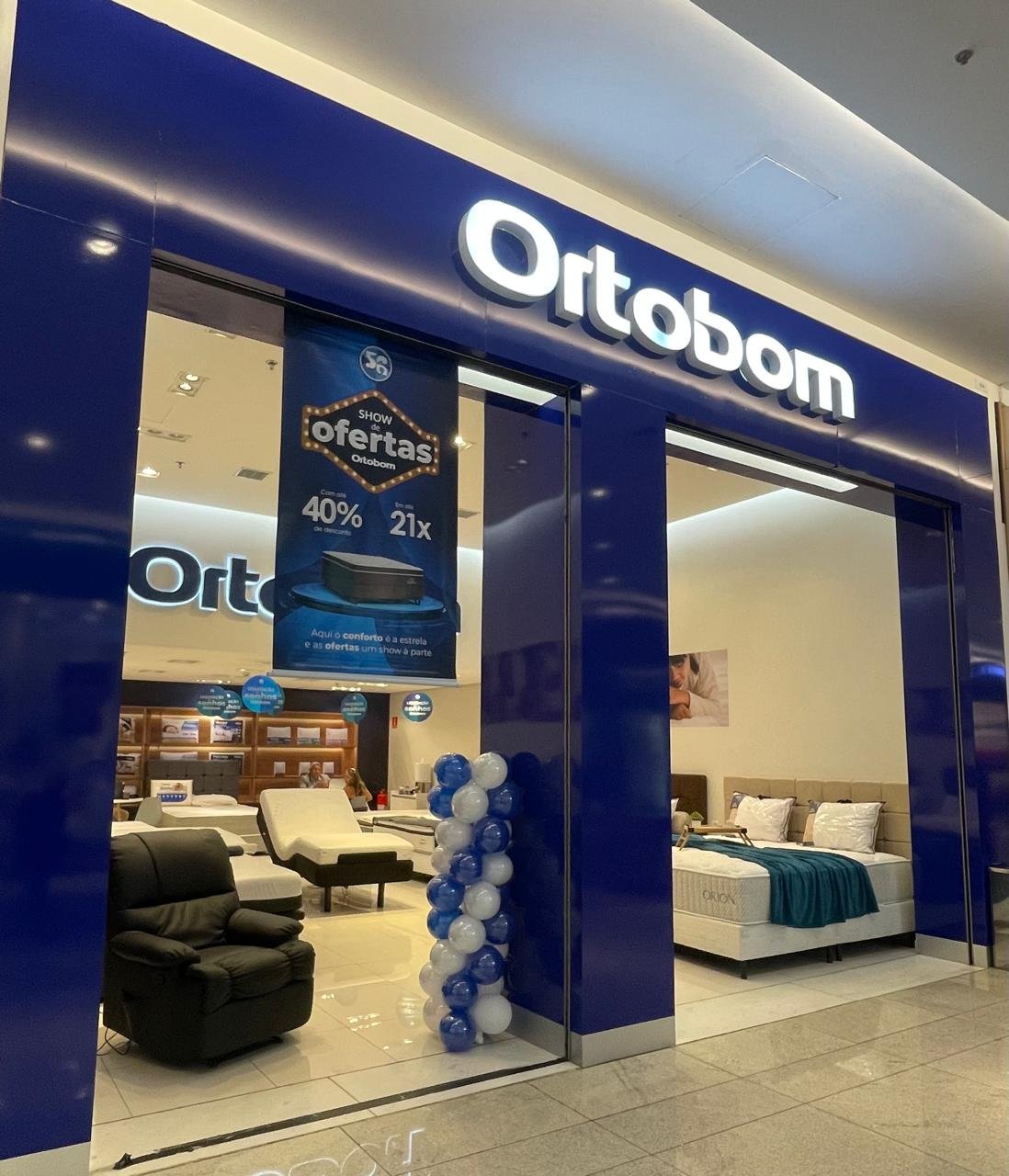 Fachada da Loja Ortobom Morumbi Town Shopping